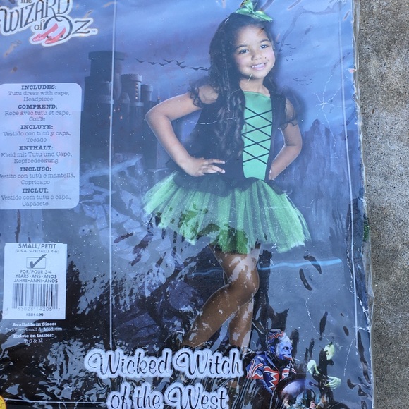 Toddlers' Wicked Witch of the West Costume Small - Picture 1 of 3